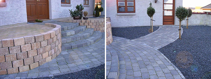 Terrasse af sten bygogbolig Stenterrasse inspiration